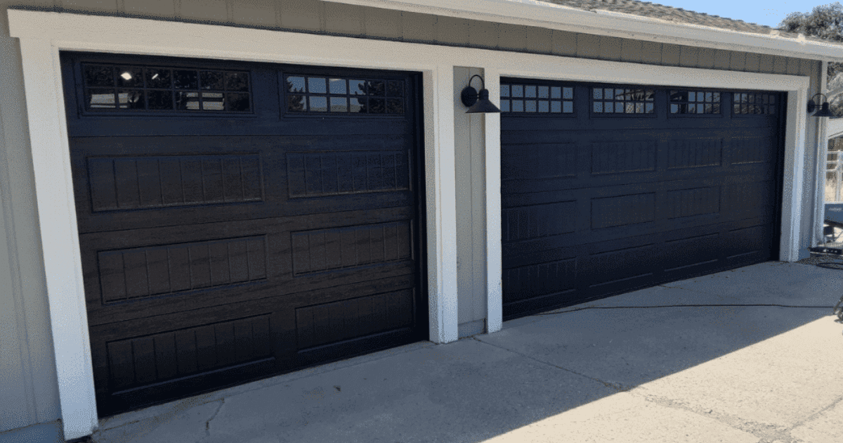 Black Garage Doors with Windows: Modern Style Meets Function