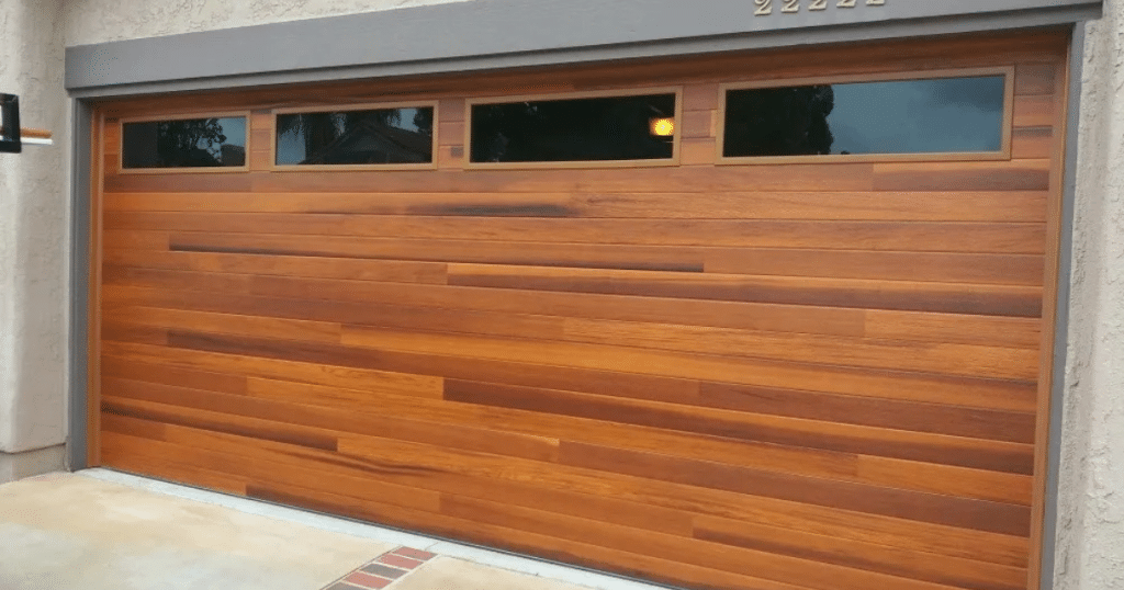 single panel garage door