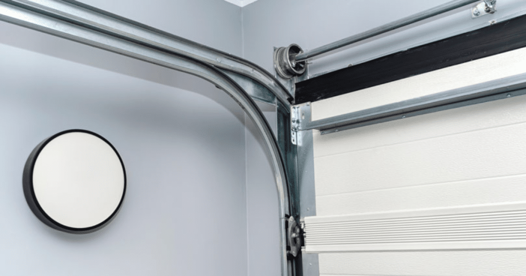 garage door vertical track