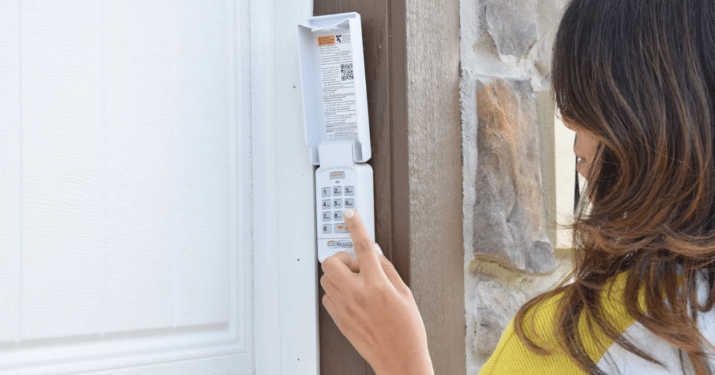 how do you change code on garage door keypad