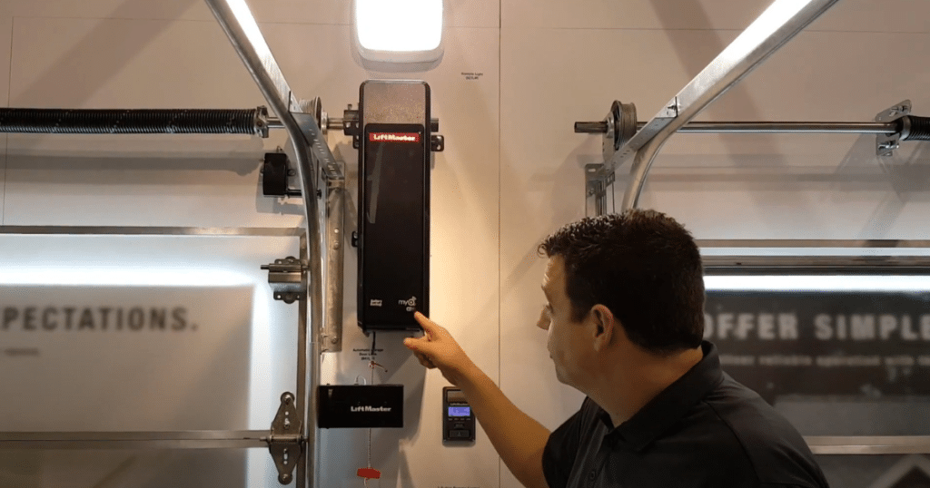 wall mounted remote for garage doors